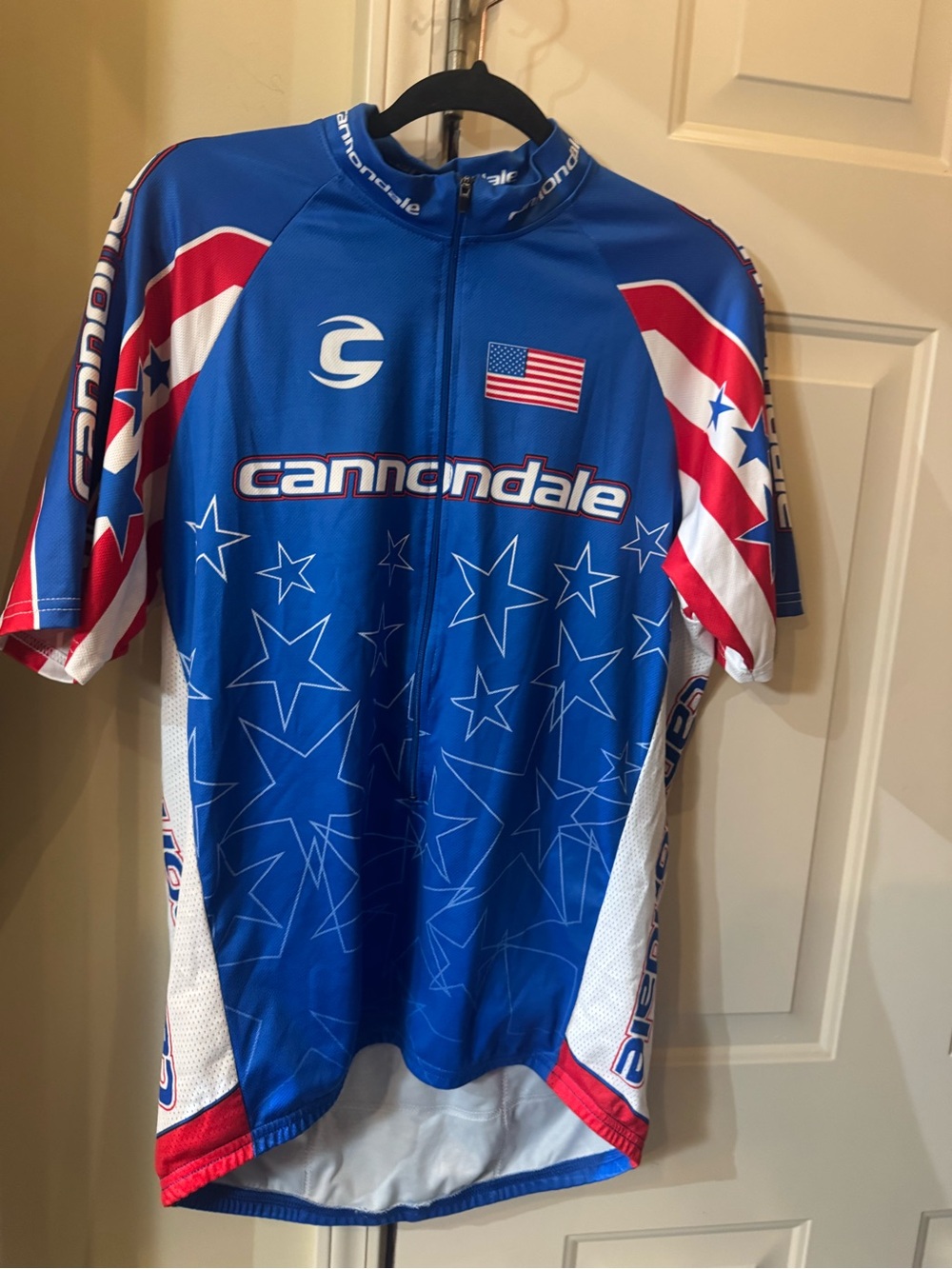 Cannondale Red White  Blue USA‎ XL Stars Cycling Jersey